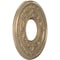 Ekena Millwork Baltimore PVC Medallion (Canopies up to 4 1/4"), 10"OD x 3 1/2"ID x 3/4"P, Metallic Champagne Mist CMP10BAECE - alternate 5